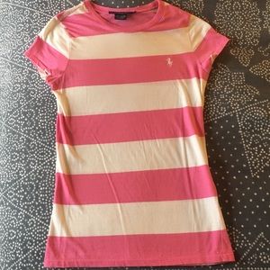 Ralph Lauren Sport Pink Striped Shirt